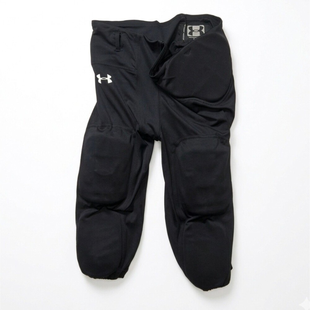 Under Armour 7-Pad Integrated Football Pants Black Youth XL YXL VGUC